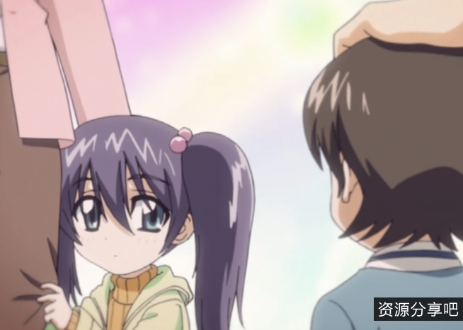 紫发干妹妹被黑衣人互动,以为是哥哥