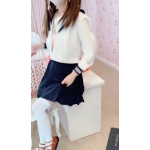 精选赛高酱妹子：网红JK水手服，苗条白嫩，给你精选妹子欣赏！