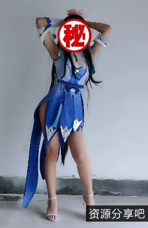 虎牙二次元美少女浮力姬小余、小玉儿Cosplay秀萝西施4V-575M紫薇秀反差婊