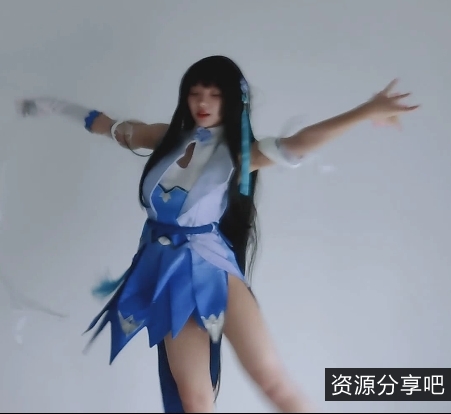 虎牙二次元美少女浮力姬小余、小玉儿Cosplay秀萝西施4V-575M紫薇秀反差婊