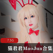 猫君君MaoJun合集：动漫博主禁忌之路，兔女郎，学生妹，竞技泳装，体C服，童颜大罩杯