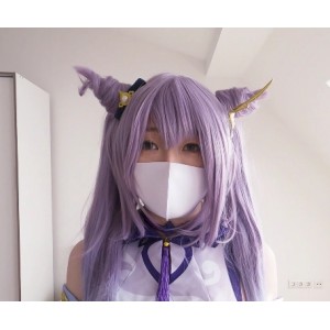 Yuzukitty柚子猫_cosplay原神刻晴作品
