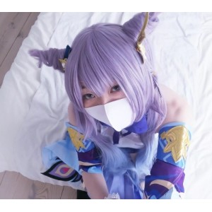 Yuzukitty柚子猫_cosplay原神刻晴作品