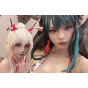 湾湾大人cos漫展：R贴涂油颜值N子，抱抱贴贴观看花絮