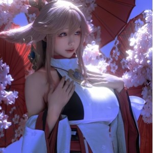 推特十六夜淚绝密展示COS套图5三人游671MB